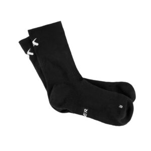 Løbestrømpe med stræk - sort